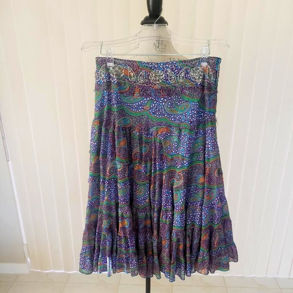 Mix Nouveaux of New York Paisley Skirt, size 8